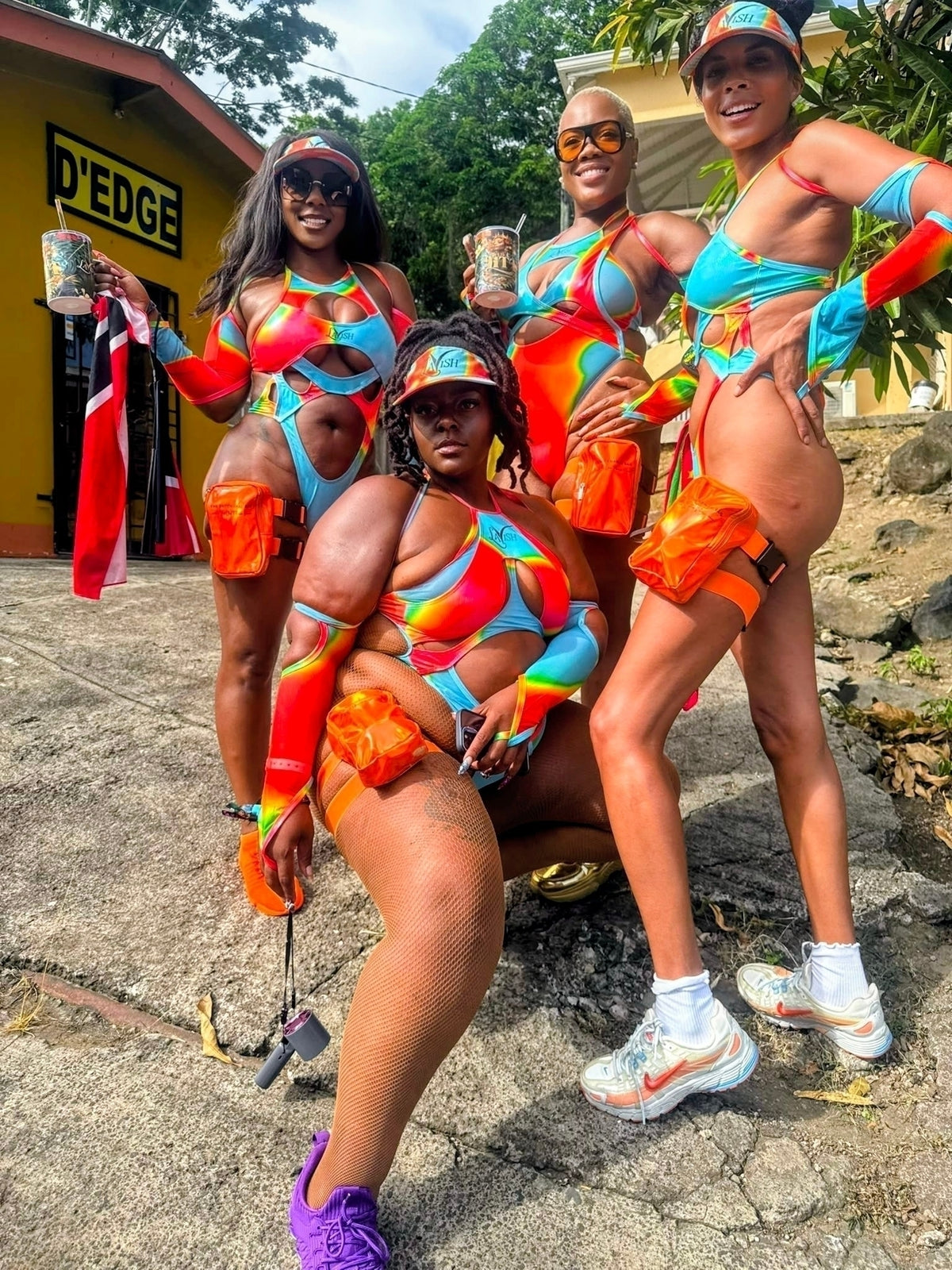 Bacchanal Thigh Bags